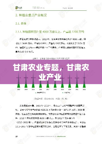 甘肅農(nóng)業(yè)專題，甘肅農(nóng)業(yè)產(chǎn)業(yè) 