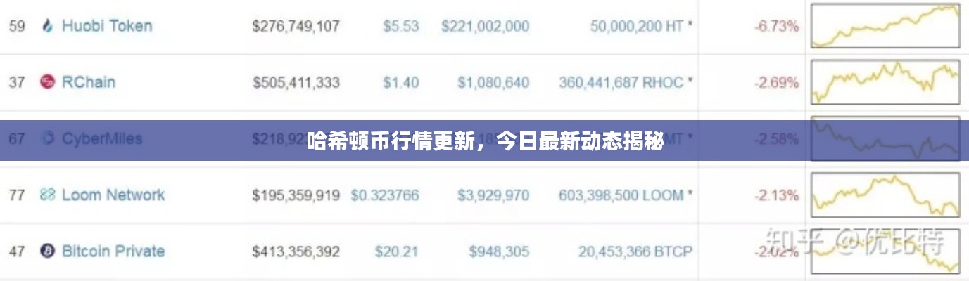 哈希頓幣行情更新，今日最新動態(tài)揭秘