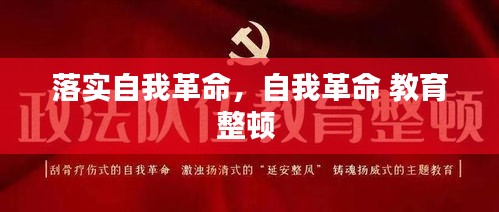 落實(shí)自我革命，自我革命 教育整頓 