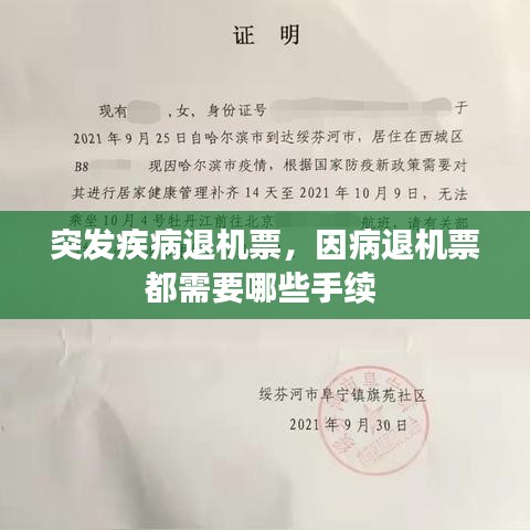 突發(fā)疾病退機票，因病退機票都需要哪些手續(xù) 