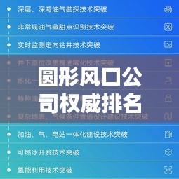 圓形風(fēng)口公司權(quán)威排名榜單揭曉！