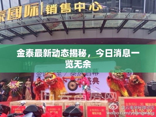 金泰最新動(dòng)態(tài)揭秘，今日消息一覽無(wú)余