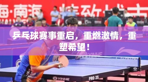 乒乓球賽事重啟，重燃激情，重塑希望！